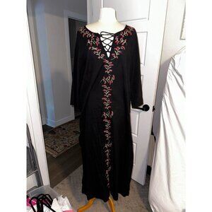 Allegra Hicks Lace Up Floral Tunic Dress Size 12/Large